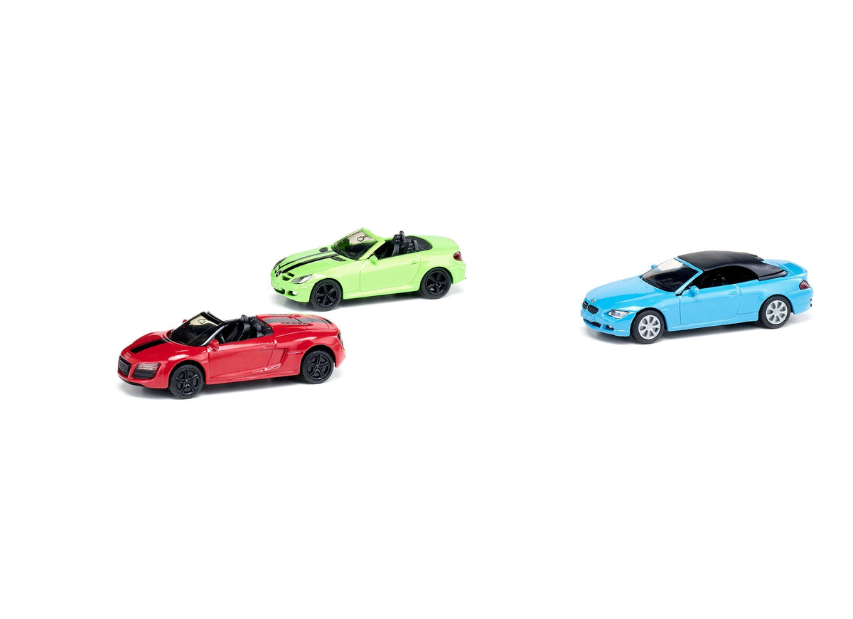 Siku 3pc Convertible Car Set-SKU6314-Animal Kingdoms Toy Store