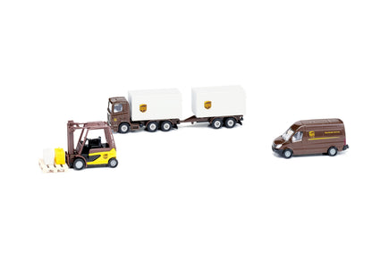 Siku 4pc UPS Logistics Set-SKU6324-Animal Kingdoms Toy Store