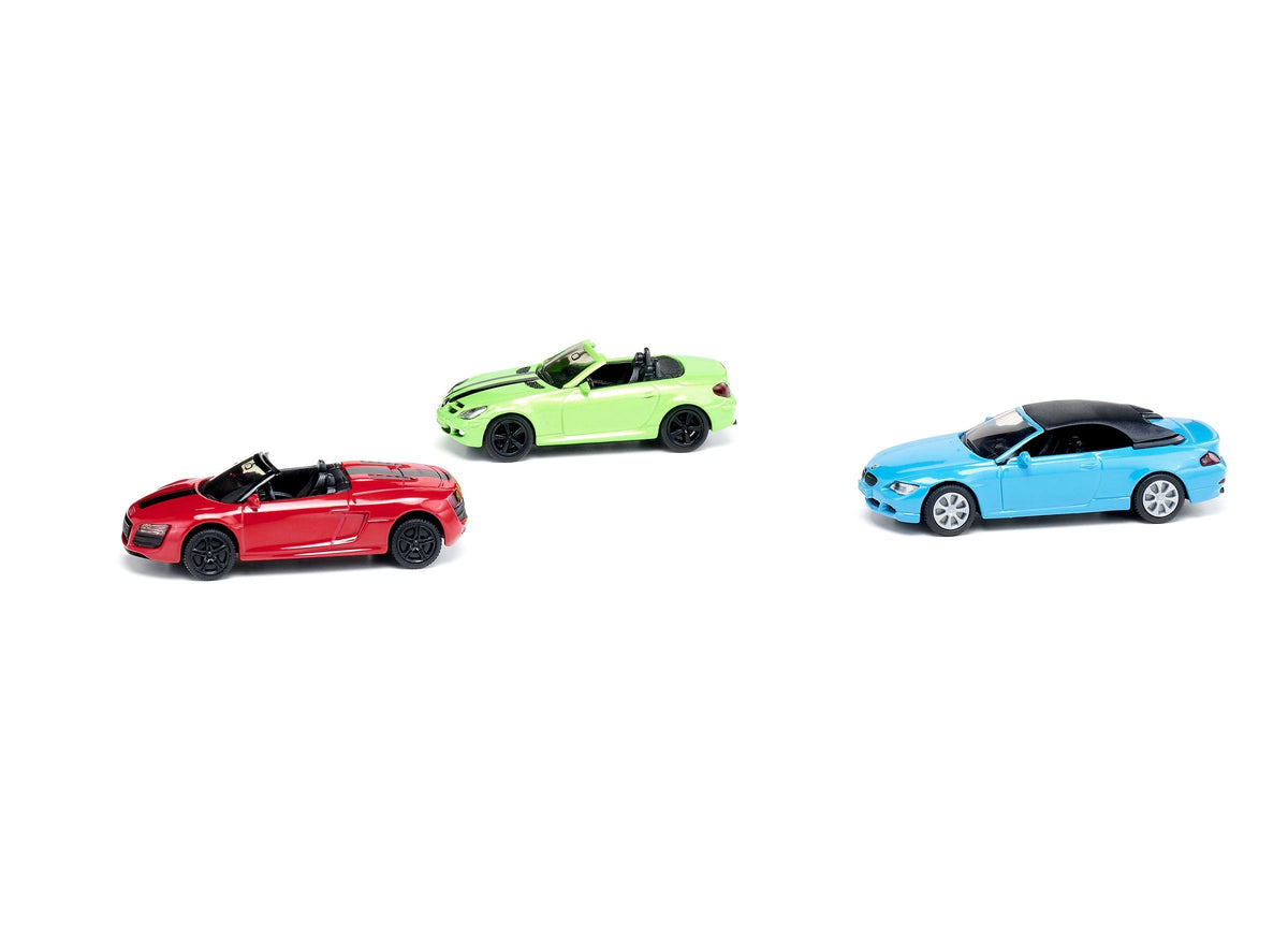 Siku 3pc Convertible Car Set-SKU6314-Animal Kingdoms Toy Store