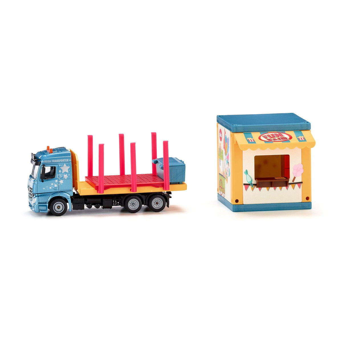 Siku 1:50 Mercedes Actros Prefab House Transporter-SKU3562-Animal Kingdoms Toy Store