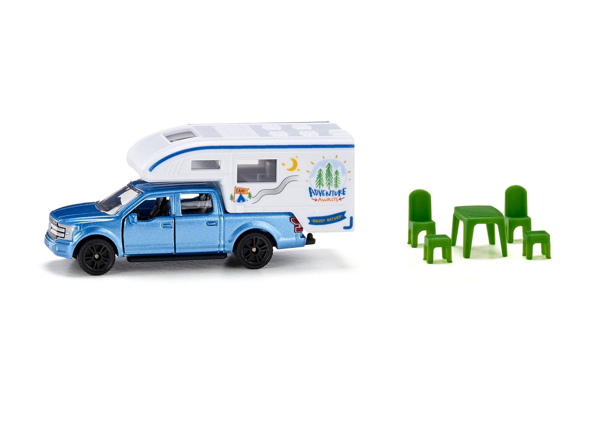 Siku Ford F150 Pick Up Camper-SKU1693-Animal Kingdoms Toy Store