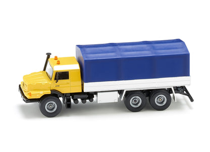 Siku 1:50 Mercedes Zetros with Covered Tray-SKU3547-Animal Kingdoms Toy Store