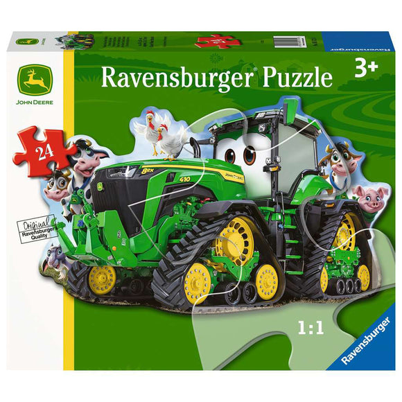 Ravensburger John Deere Tractor Shaped 24pc Puzzle