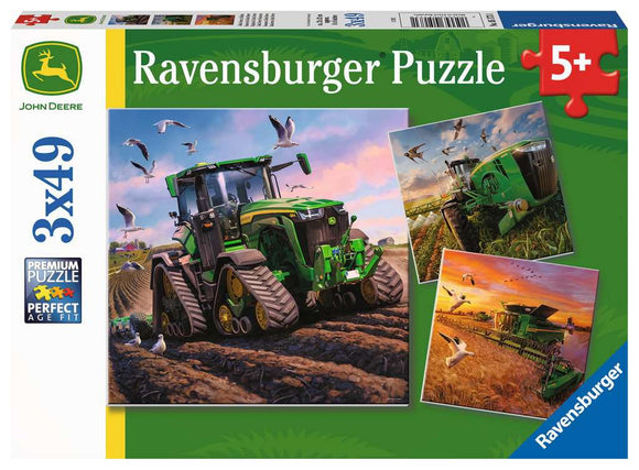 Ravensburger Seasons Of John Deere 3x49pc Puzzle-RB05173-1-Animal Kingdoms Toy Store