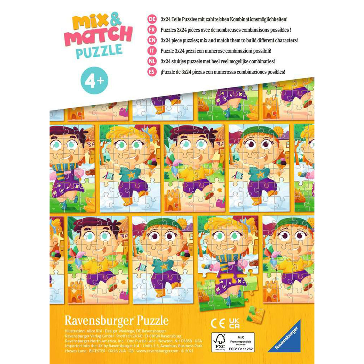 Ravensburger Fashion Mix Puzzle 2x24pc
