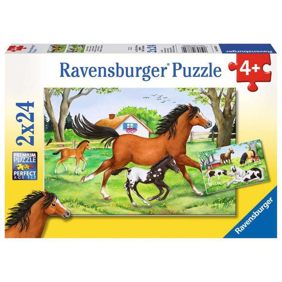 Ravensburger World Of Horses 2x24pc