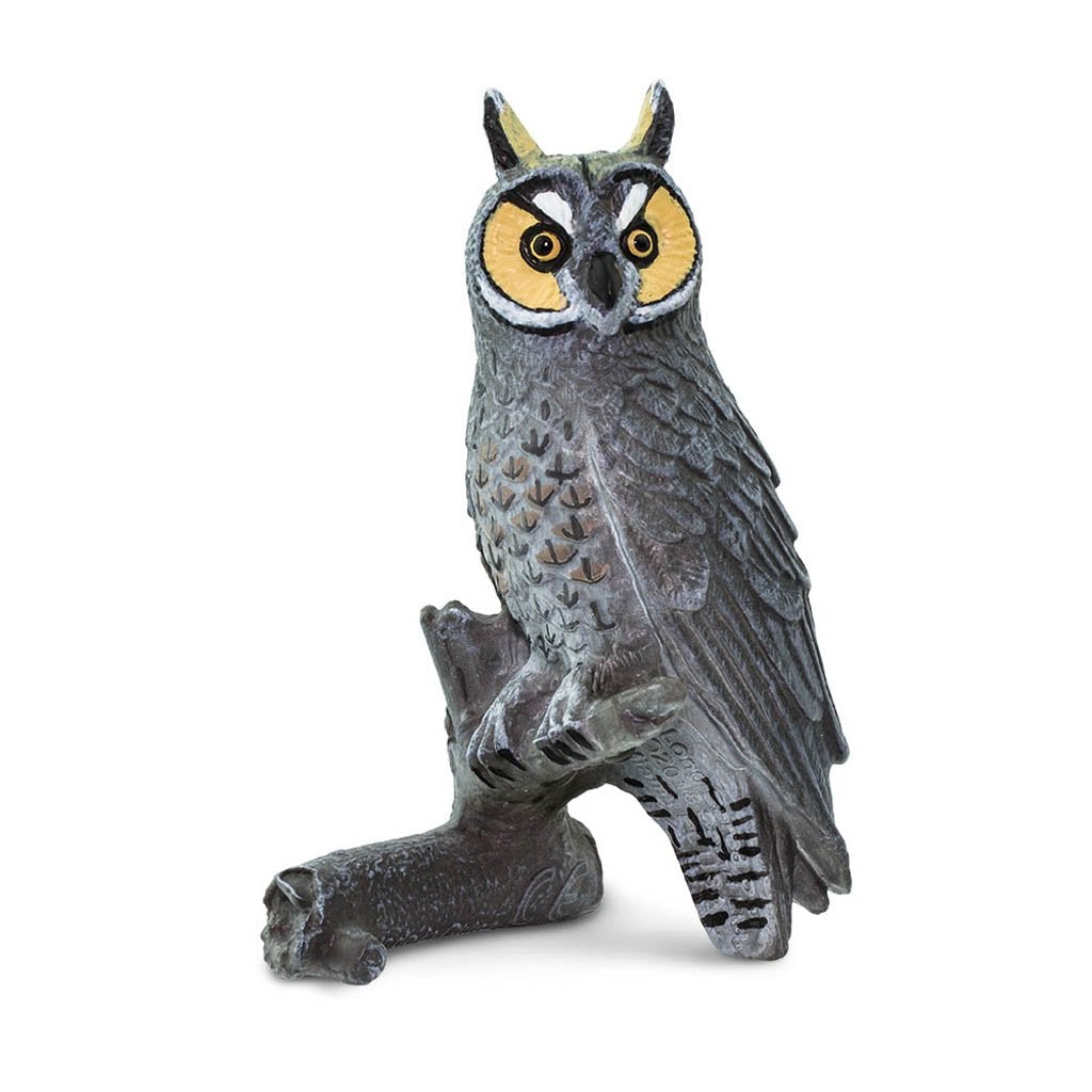 Safari Ltd Long Eared Owl-SAF100093-Animal Kingdoms Toy Store