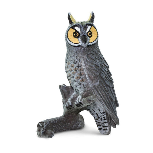 Safari Ltd Long Eared Owl-SAF100093-Animal Kingdoms Toy Store