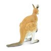 Safari Ltd Kangaroo With Joey-SAF100108-Animal Kingdoms Toy Store