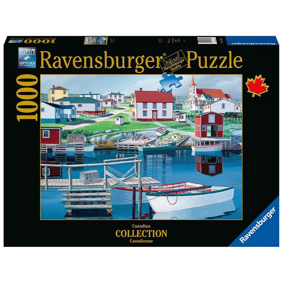 Ravensburger Greenspond Harbor 1000pc Puzzle-RB16833-0-Animal Kingdoms Toy Store