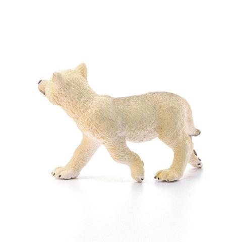 Schleich Arctic Wolf Cub-14804-Animal Kingdoms Toy Store