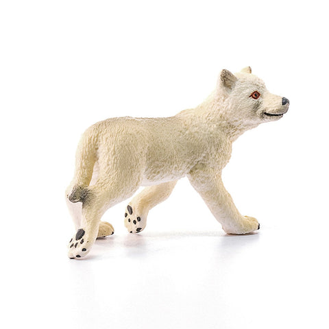Schleich Arctic Wolf Cub-14804-Animal Kingdoms Toy Store