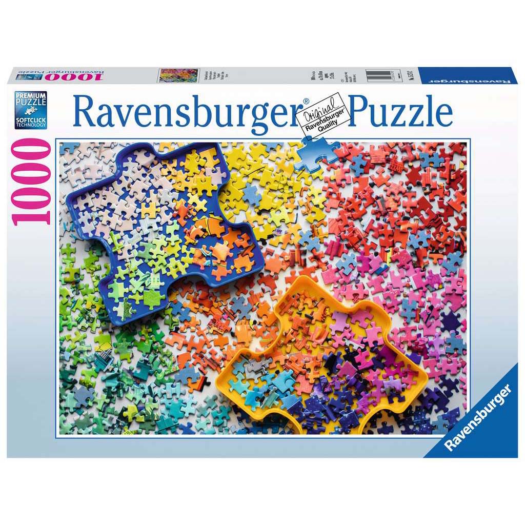 Ravensburger The Puzzlers Palette Puzzle 1000pc-RB15274-2-Animal Kingdoms Toy Store