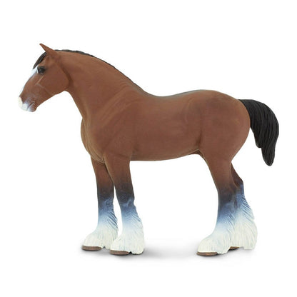Safari Ltd Clydesdale Stallion-SAF157805-Animal Kingdoms Toy Store