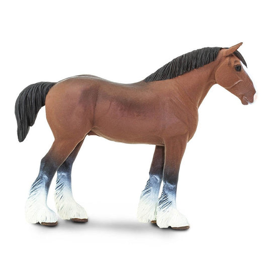 Safari Ltd Clydesdale Stallion-SAF157805-Animal Kingdoms Toy Store