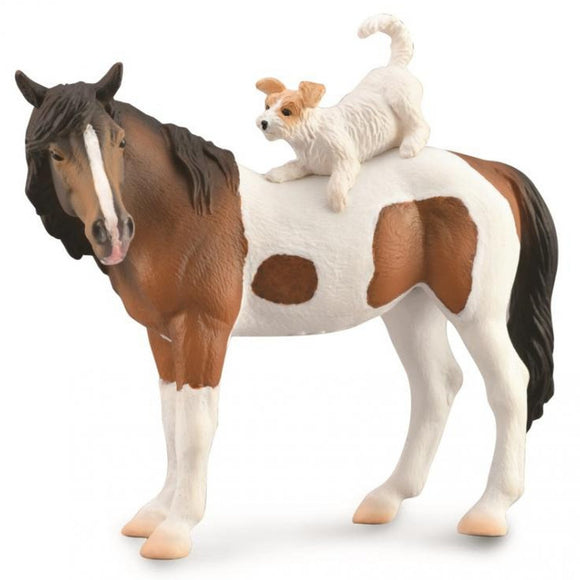 CollectA Mare with Terrier-88891-Animal Kingdoms Toy Store