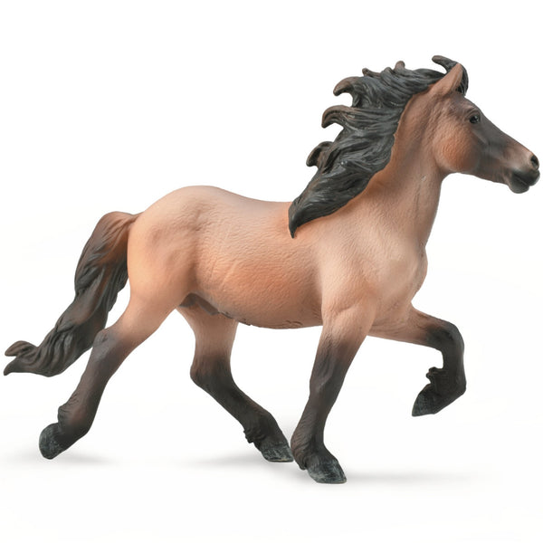 CollectA Icelandic Stallion - Light Brown-88932-Animal Kingdoms Toy Store