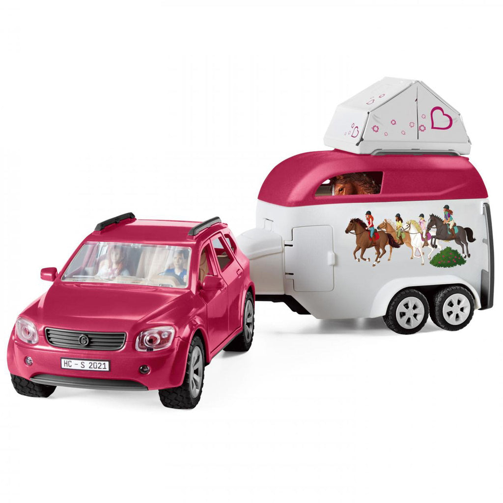 Schleich Horse Car And Trailer Toys - Multi Piece SUV & Trailer...