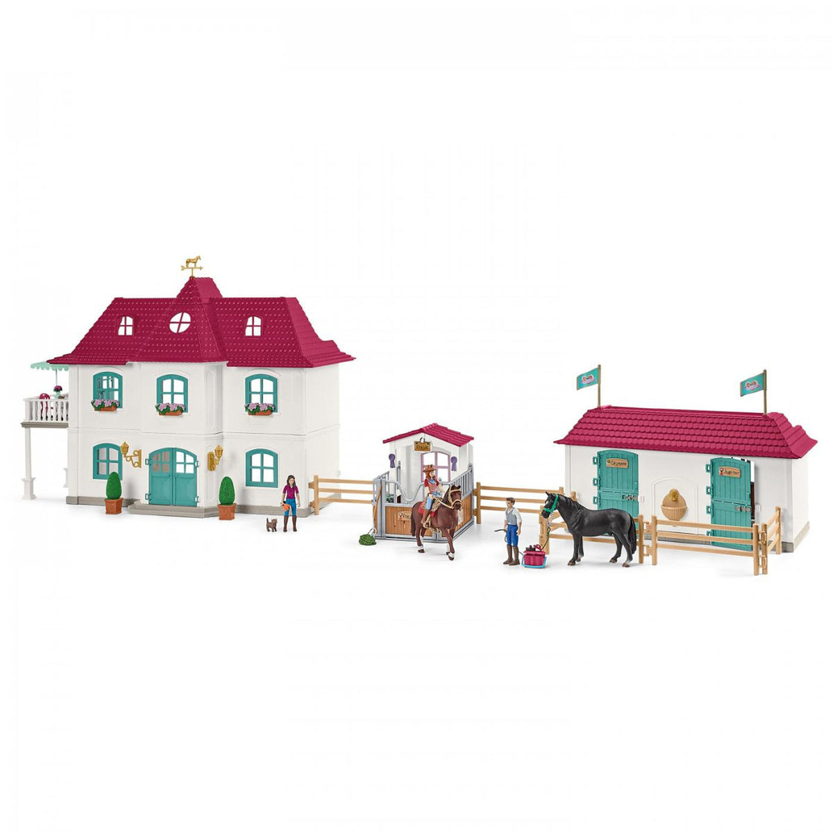 Schleich Horse Club Lakeside Horse Farm-42551-Animal Kingdoms Toy Store