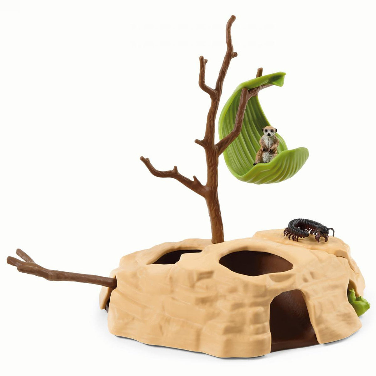 Schleich Meerkat Hangout-42530-Animal Kingdoms Toy Store