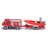 Siku Mercedes Unimog Fire Truck & Boat-SKU1636-Animal Kingdoms Toy Store