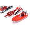 Siku Mercedes Unimog Fire Truck & Boat-SKU1636-Animal Kingdoms Toy Store