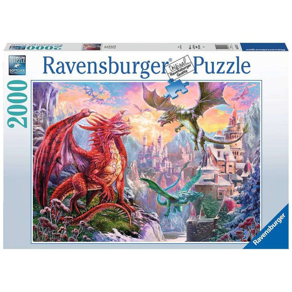 Ravensburger Dragonland Puzzle 2000pc Puzzle-RB16717-3-Animal Kingdoms Toy Store