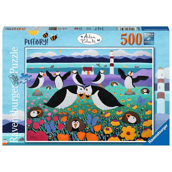 Ravensburger Puffinry 500pc Puzzle-RB16759-3-Animal Kingdoms Toy Store
