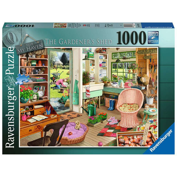 Ravensburger My Haven No 8 The Gardeners Shed 1000pc