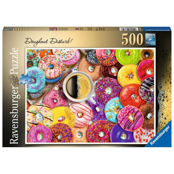 Ravensburger Doughnut Disturb! 500pc Puzzle-RB16774-6-Animal Kingdoms Toy Store
