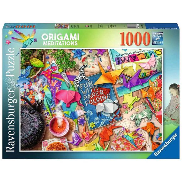 Ravensburger Origami Meditations 1000pc-RB16775-3-Animal Kingdoms Toy Store