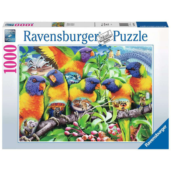 Ravensburger Land of the Lorikeet Puzzle 1000pc-RB16815-6-Animal Kingdoms Toy Store