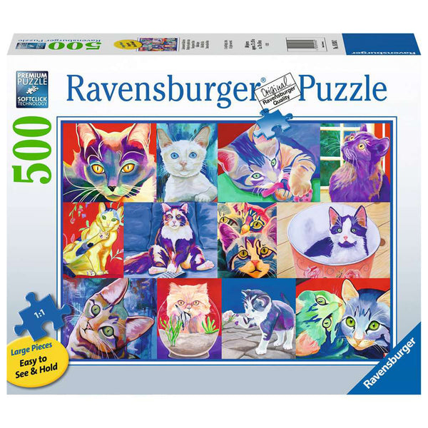 Ravensburger Hello Kitty Cat Puzzle 500pc Large Format