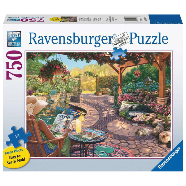 Ravensburger Cosy Backyard Bliss 750 Piece Large Format