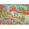 Ravensburger Floral Mushroom House 1000pc Puzzle