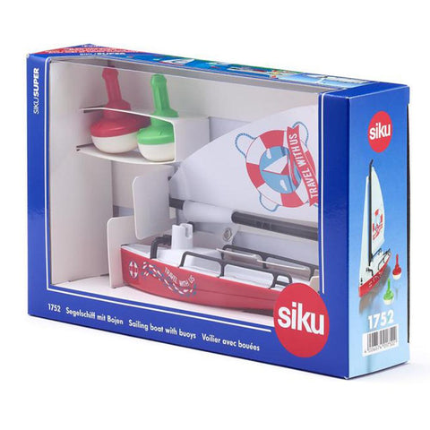 Siku Sailboat With Two Bouys-SKU1752-Animal Kingdoms Toy Store