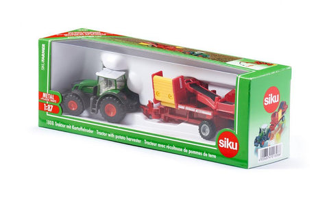 Siku 1:87 Fendt 939 with Potato Harvester-SKU1808-Animal Kingdoms Toy Store