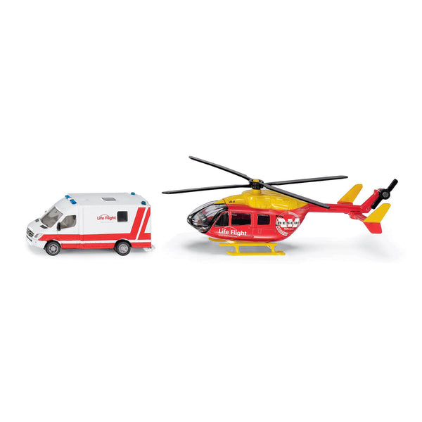 Siku 1:87 Life Flight Westpac Rescue Set-SKU1850NZ-Animal Kingdoms Toy Store