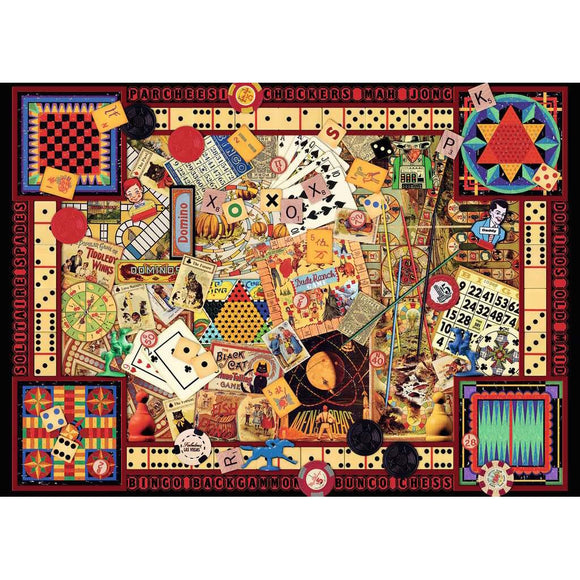 Ravensburger Vintage Games Puzzle 1000pc-RB19406-3-Animal Kingdoms Toy Store