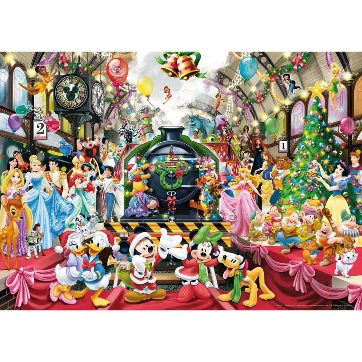 Ravensburger Disney All Aboard for Christmas Puzzle 1000pc-RB19553-4-Animal Kingdoms Toy Store