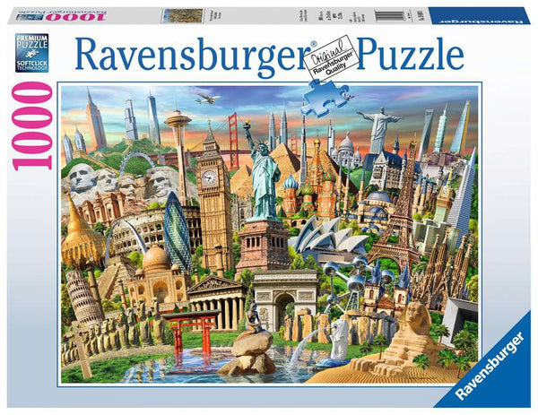 Ravensburger World Landmarks 1000pc Puzzle-RB19890-0-Animal Kingdoms Toy Store
