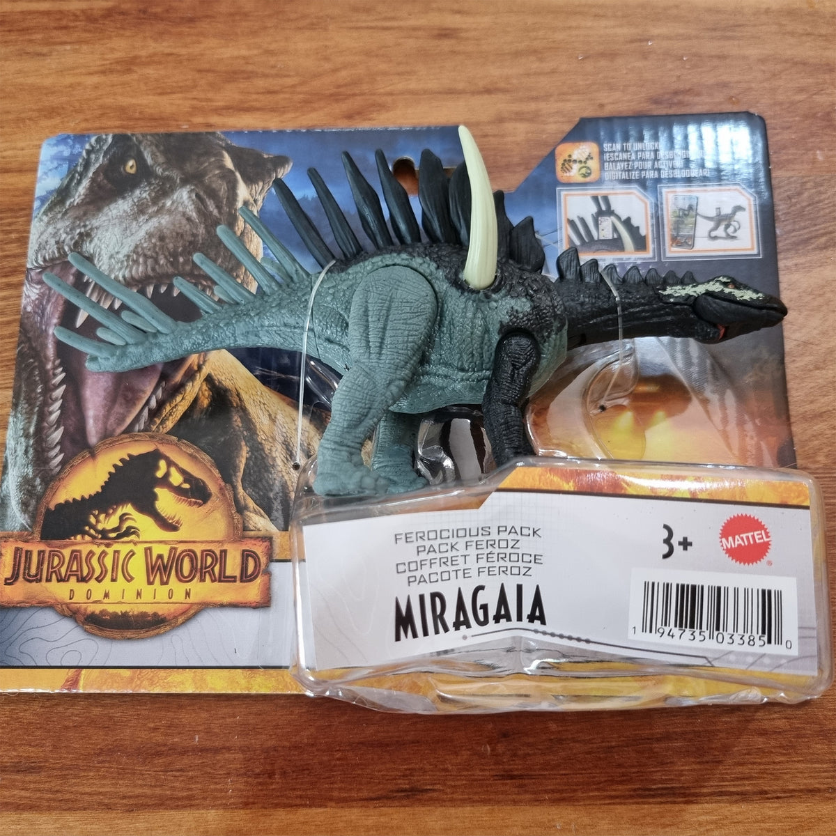 Jurassic World Ferocious Pack Miragaia - Damaged Box