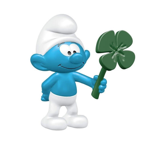 Schleich Smurf with Clover Leaf-20797-Animal Kingdoms Toy Store