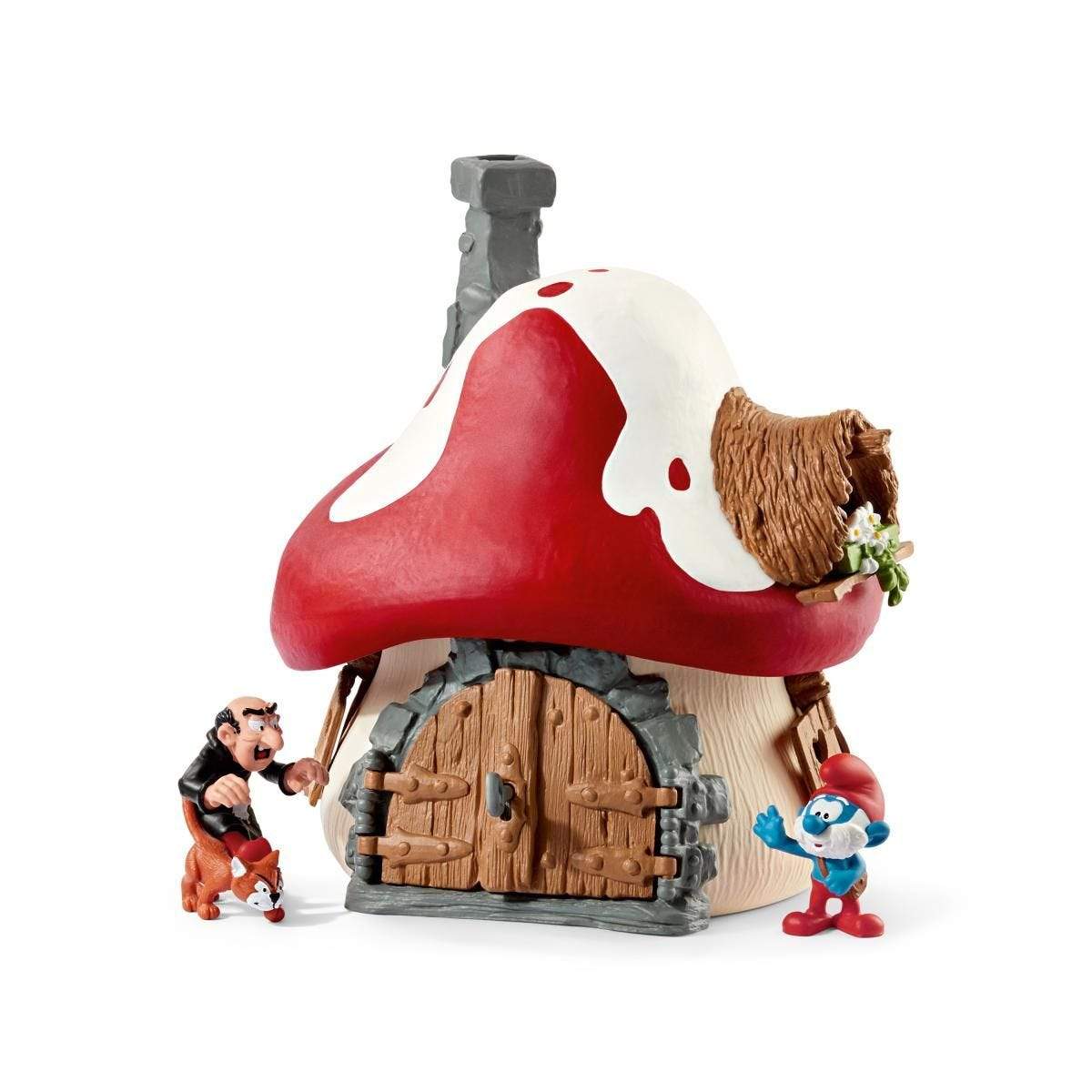Schleich Smurf House with 2 figurines-20803-Animal Kingdoms Toy Store
