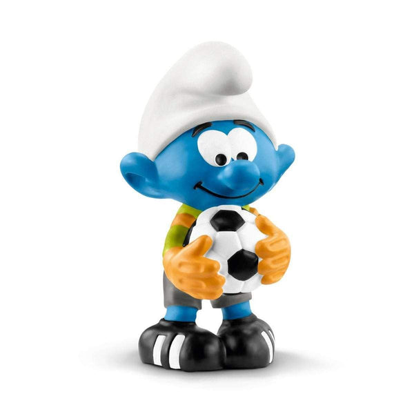 Schleich Soccer Smurf goalkeeper-20808-Animal Kingdoms Toy Store