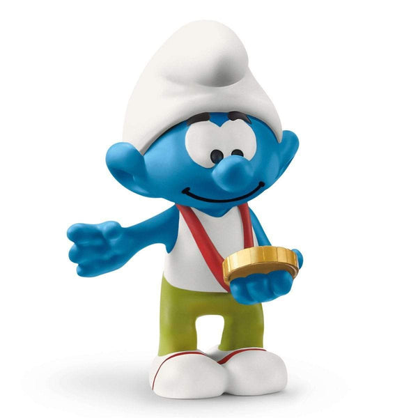 Schleich Smurf with medal-20822-Animal Kingdoms Toy Store