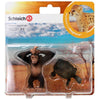 Wild Life Babies - Tortoise and Chimpanzee-21040-Animal Kingdoms Toy Store