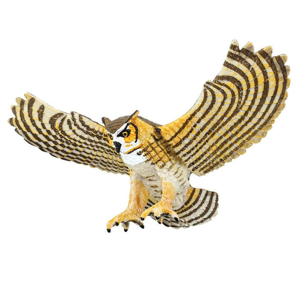 Safari Ltd Great Horned Owl-SAF264429-Animal Kingdoms Toy Store