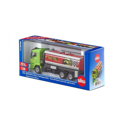 Siku 1:50 MAN TG-A Race Fuel Tanker Truck-SKU2716-Animal Kingdoms Toy Store