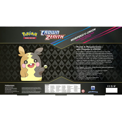 Pokemon TCG Crown Zenith Morpeko V-UNION Collection Box with Playmat